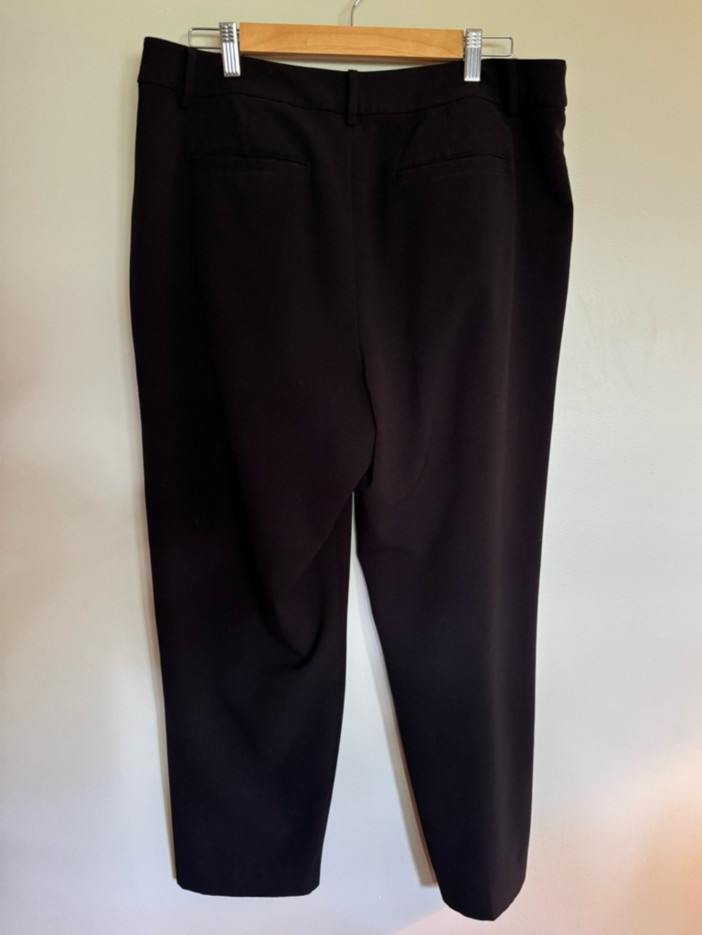 A New Day Black Tapered Dress Pants Size 14 Work Office Career Stretch Ankle - Picture 2 of 6